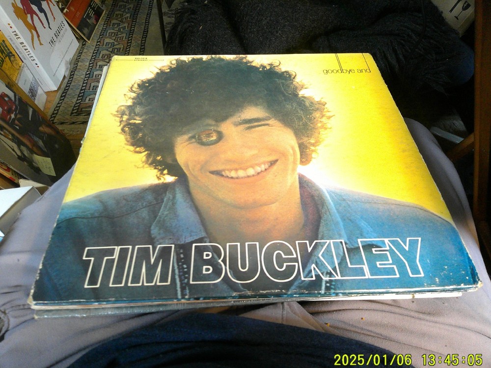 1967 TIM BUCKLEY Goodbye & Hello G/F US LP Elektra Tan EKS7318 Orig Inner VG-/VG