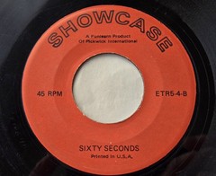 RARE Mr Pickwick Showcase Records Label 45 rpm 1960s Learning Try Childrens ETR5