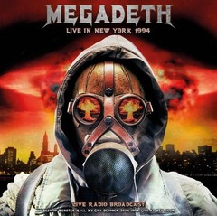 Megadeth – Live In New York 1994 LP Red Black Splatter Vinyl – Limited Edition