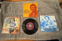 Tony Santagata Italian 45 RPM Lot of 4 w/ 3 Picture Sleeves