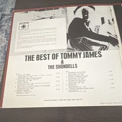 Tommy James & The Shondells The Best Of 12″ 33 RPM Stereo Vinyl LP Roulette