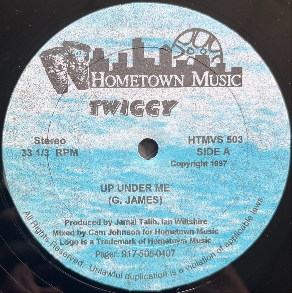 Up Under Me by Twiggy (12″ Record, 1997)