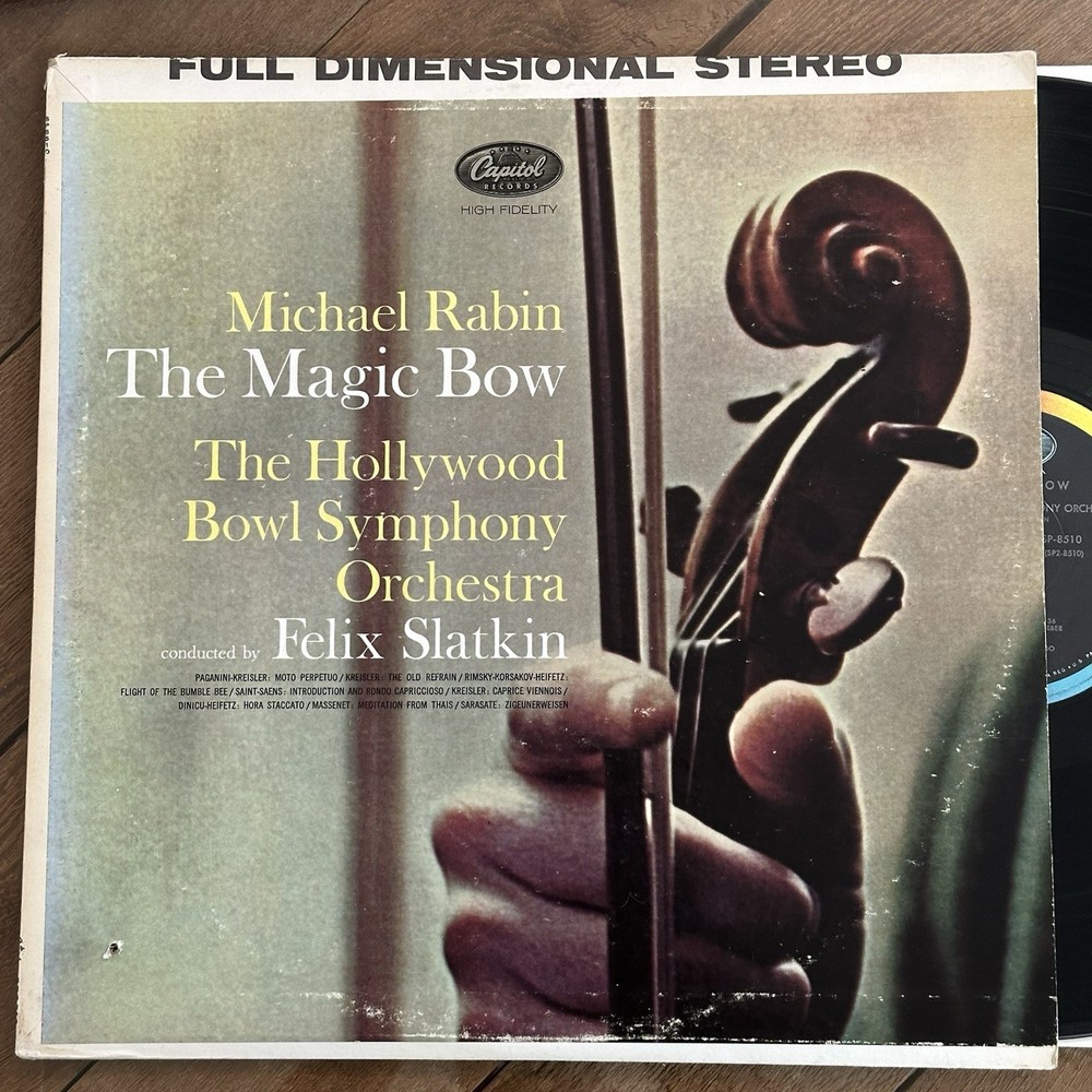 Michael Rabin The Magic Bow EX! Stereo Capitol lp 1962 U.S.