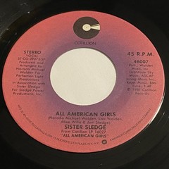Sister Sledge: Happy Feeling / All American Girls 45 – Cotillion – Disco Soul