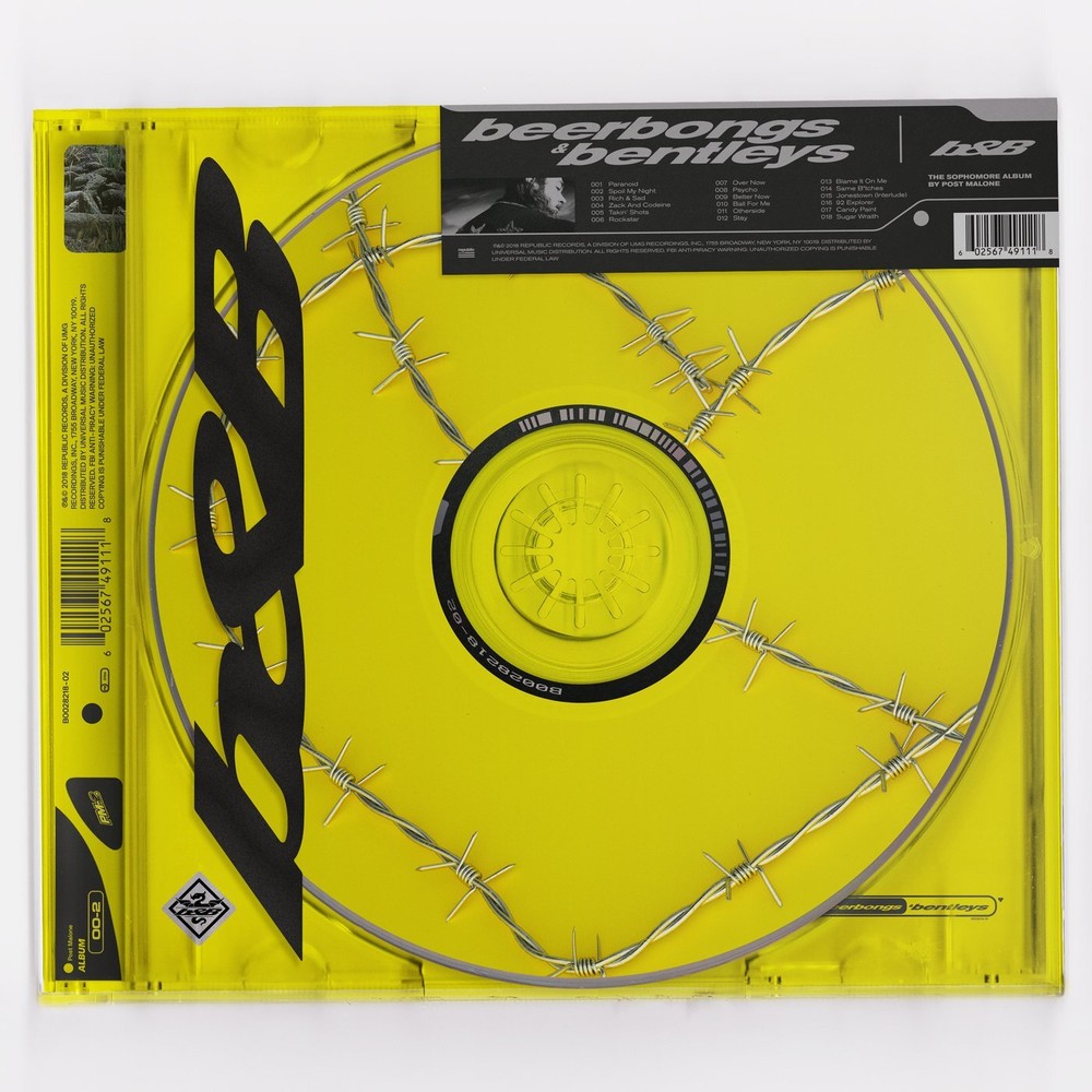 Post Malone Beerbongs & Bentleys[clear 2 Lp] Vinyl