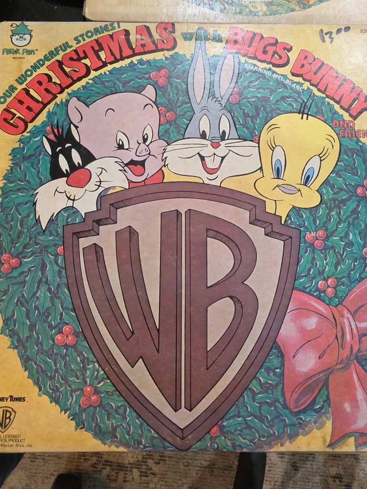 Warner Bros. Christmas with Bugs Bunny 12″ Vinyl LP Holiday Kids