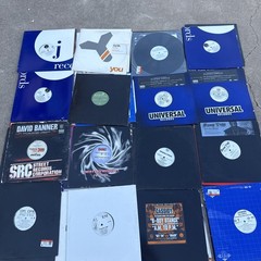 Old School Hip Hop Rap Vinyl LP Record DJ Radio Promo Single Instrumental – Lot