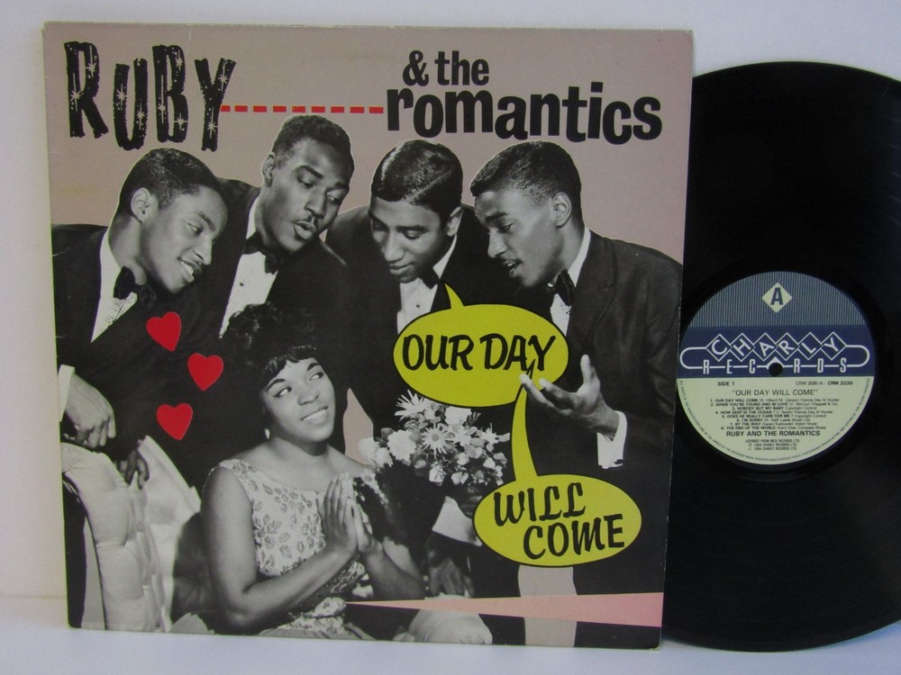 60s Pop R&B Soul RUBY & THE ROMANTICS our day will come 1984 UK Vinyl LP Mint