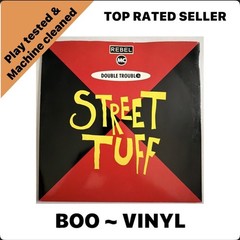 Rebel MC Double Trouble – Street Tuff 12″ Vinyl Record Single 1989 EX/VG+ Con