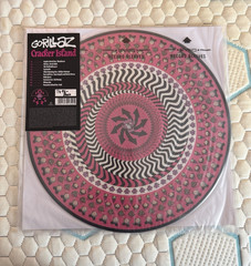 Gorillaz Cracker Island Parlophone 12″ 33 RPM Pink/Black/White Picture Disc LP