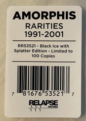 Amorphis – Rarities 1991-2001 (Black Ice with Splatter LP – Only 100 Made) NEW