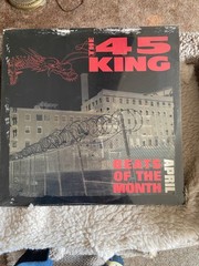 The 45 King Beats of the Month April Hip Hop Instrumental New Sealed LP