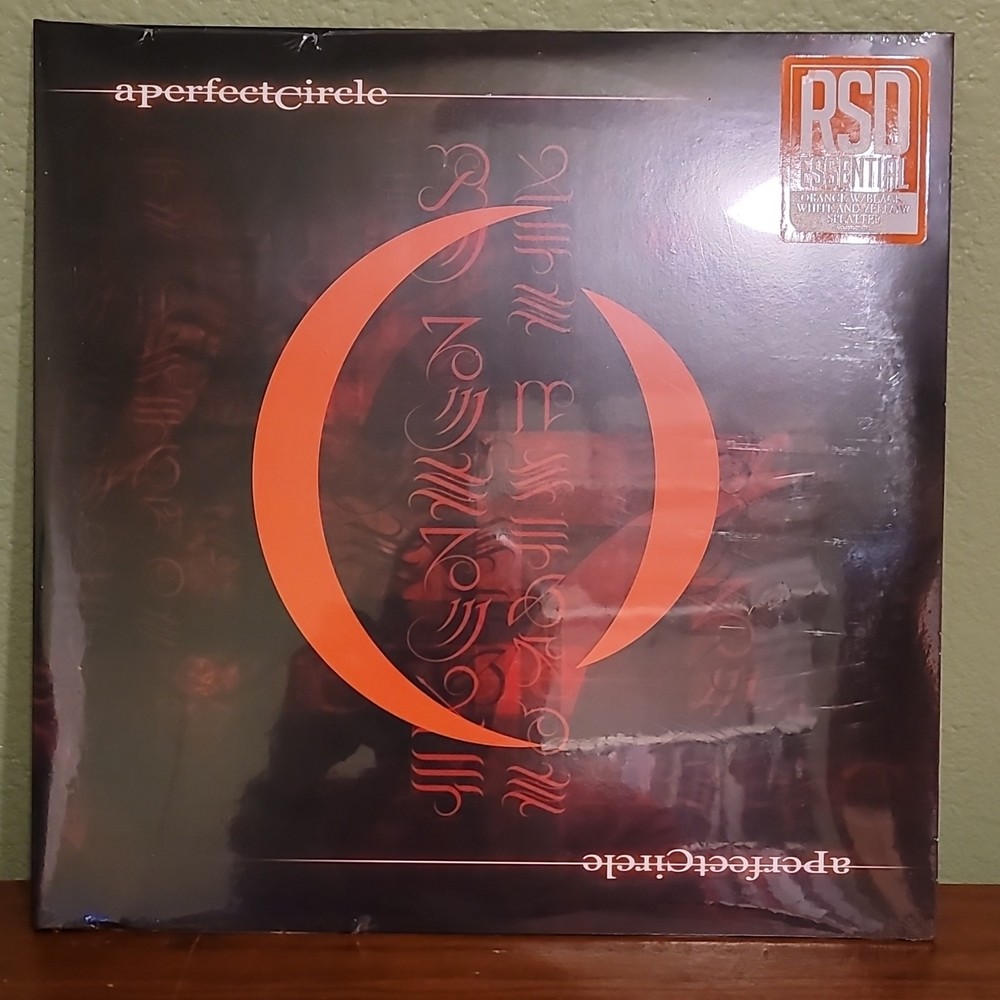 A Perfect Circle Mer De Noms RSD Orange w/Black, White & Yellow Splatter Vinyl