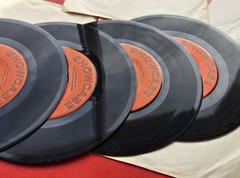 RARE Mr Pickwick Showcase Records Label 45 rpm 1960s Learning Try Childrens ETR5