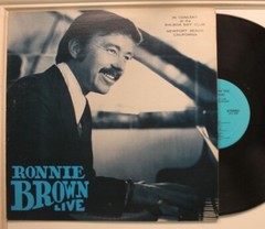 Ronnie Brown Trio Autographed Lp Live In Concert, At The Balboa Bay Club Newport