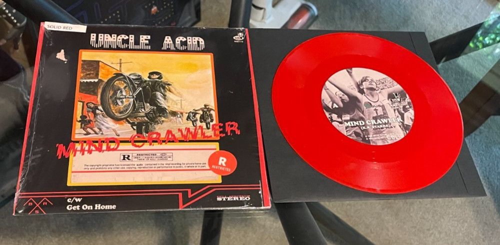 Uncle Acid – Mind Crawler – 7″ – Vinyl LP – Solid RED