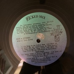 Wicked Mix 13 Vinyl 12” Orig Record Electronic VG
