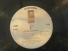JACKSON BROWNE Saturate Before Using – 1972 SD5051 Texture Cover Great Condition
