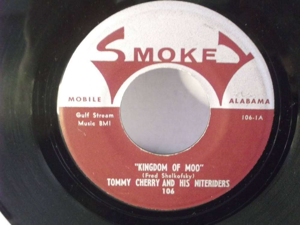 Tommy Cherry & His Niteriders,Smoke 106,“Kingdom of Moo“US,7″45,1959 R&B, Mint