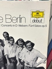 Amati-Ensemble Berlin BARTOK STRAWINSKY WEBERN DGG Debut 2555 006 NM