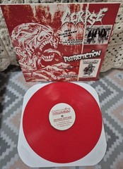 Corpse /Putrefaction- Painful Demos Red Vinyl LP Pre-Grave Death Metal Sweden