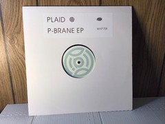 PLAID P-BRANE EP Promo 12″ Warp Records England Black Vinyl 2002 WAP158