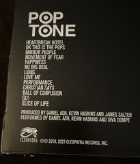 PopTone (Translucent 2X Vinyl LP) Cleopatra Records Limited Edition