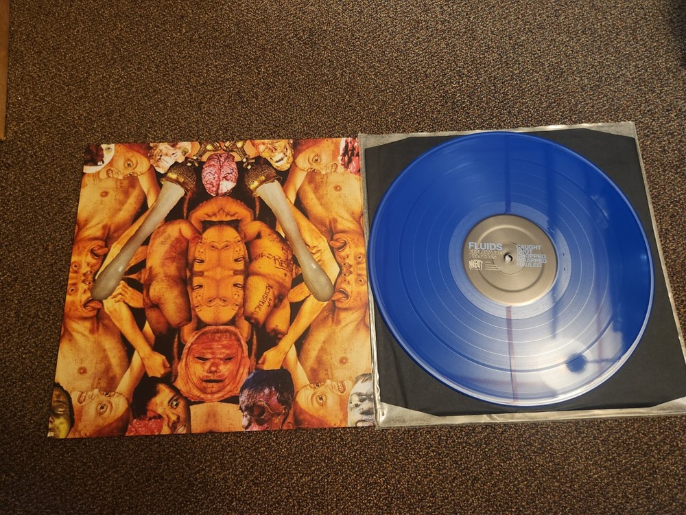 Fluids – Exploitative Practices- Blue Vinyl 2019 Maggot Stomp death metal heavy