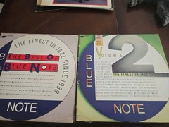 best of blue note vol 1 and vol 2 EX records sleeves have water damage