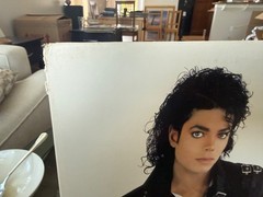 MICHAEL JACKSON ~ BAD ~ 1987 Epic First Press NEAR MINT NM/NM- VINYL LP NICE!!!