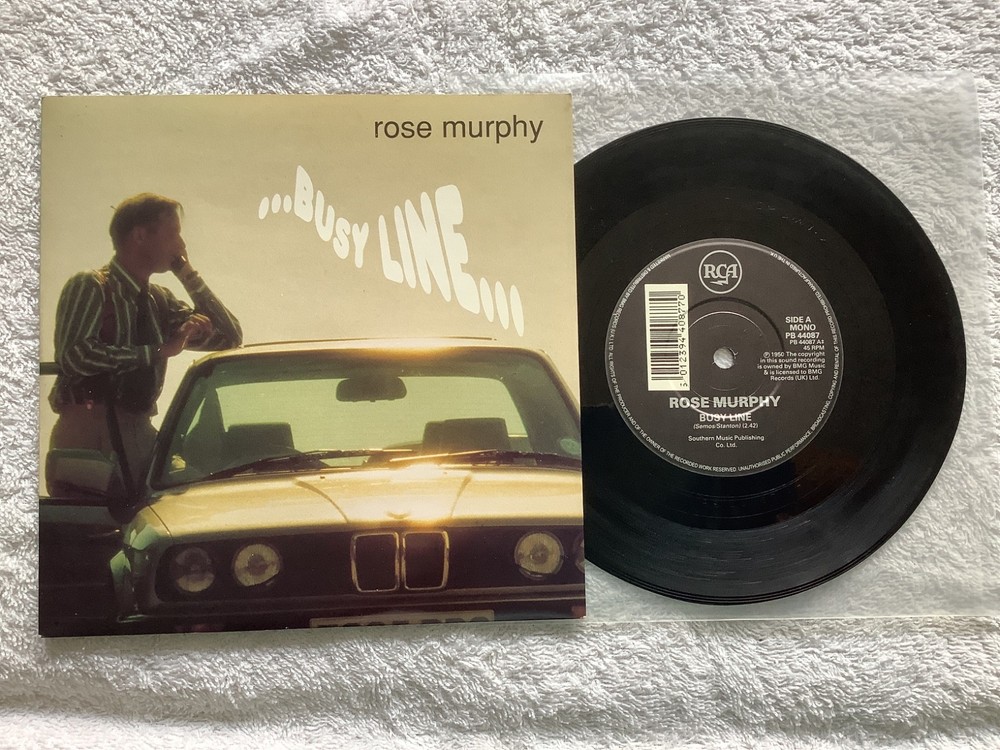 ROSE MURPHY / Peter Skellern Busy Line 7″ 1990 Smooth Jazz Pop Sade Olivia Dean