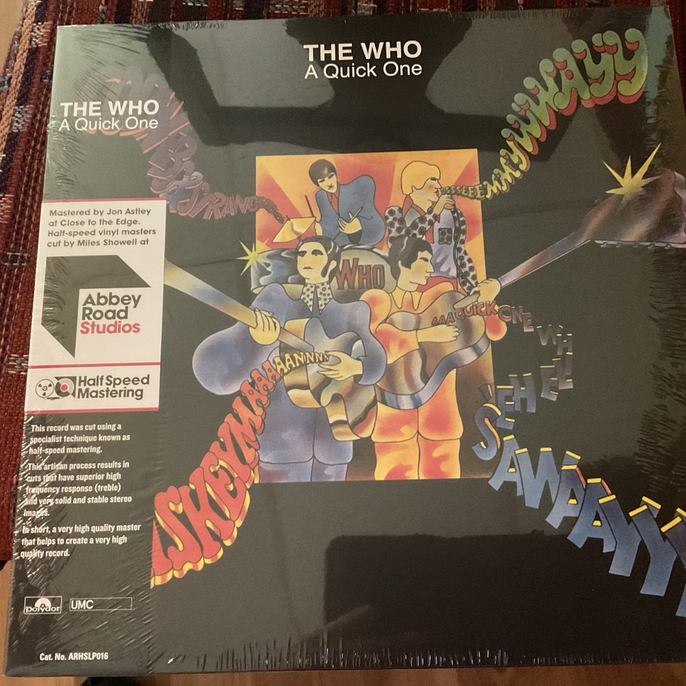 A Quick One by Who – Half-Speed Master Vinyl FREE U.S. SHIPPING!