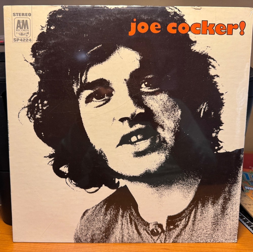JOE COCKER -SELF TITLED LP -1st PRESS1969 -A&M ASP4224 FACTORY SEALED