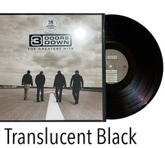 3 Doors Down Greatest Hits Limited TRANSLUCENT BLACK Vinyl LP Record NEW OOP