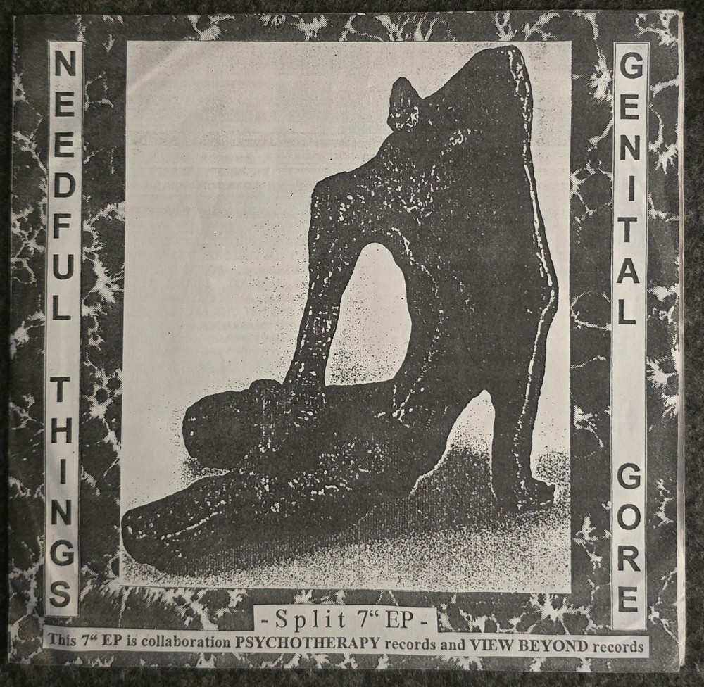 Genital Gore / Needful Things Split 7″ #189 1998 Grindcore Goregrind EX/VG+