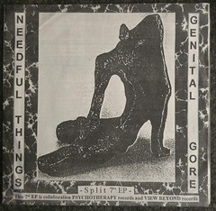 Genital Gore / Needful Things Split 7″ #189 1998 Grindcore Goregrind EX/VG+