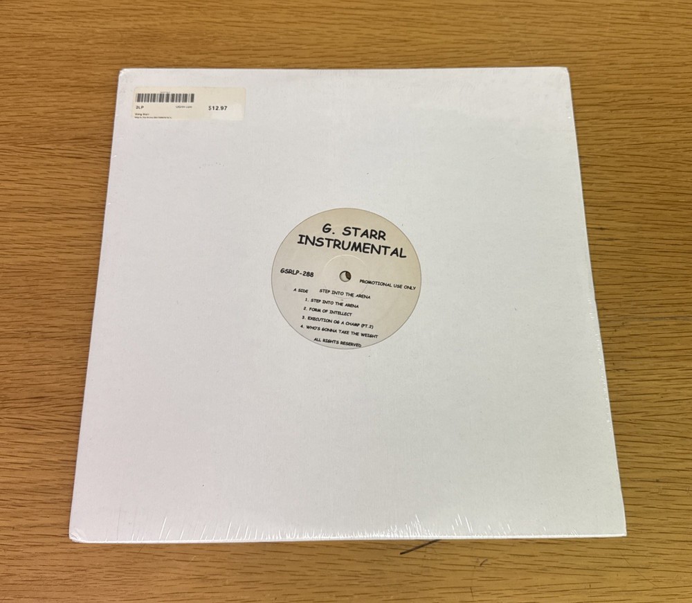 G. Starr Instrumental Step into the Arena PROMO eingeschweisst HIP HOP LP Record
