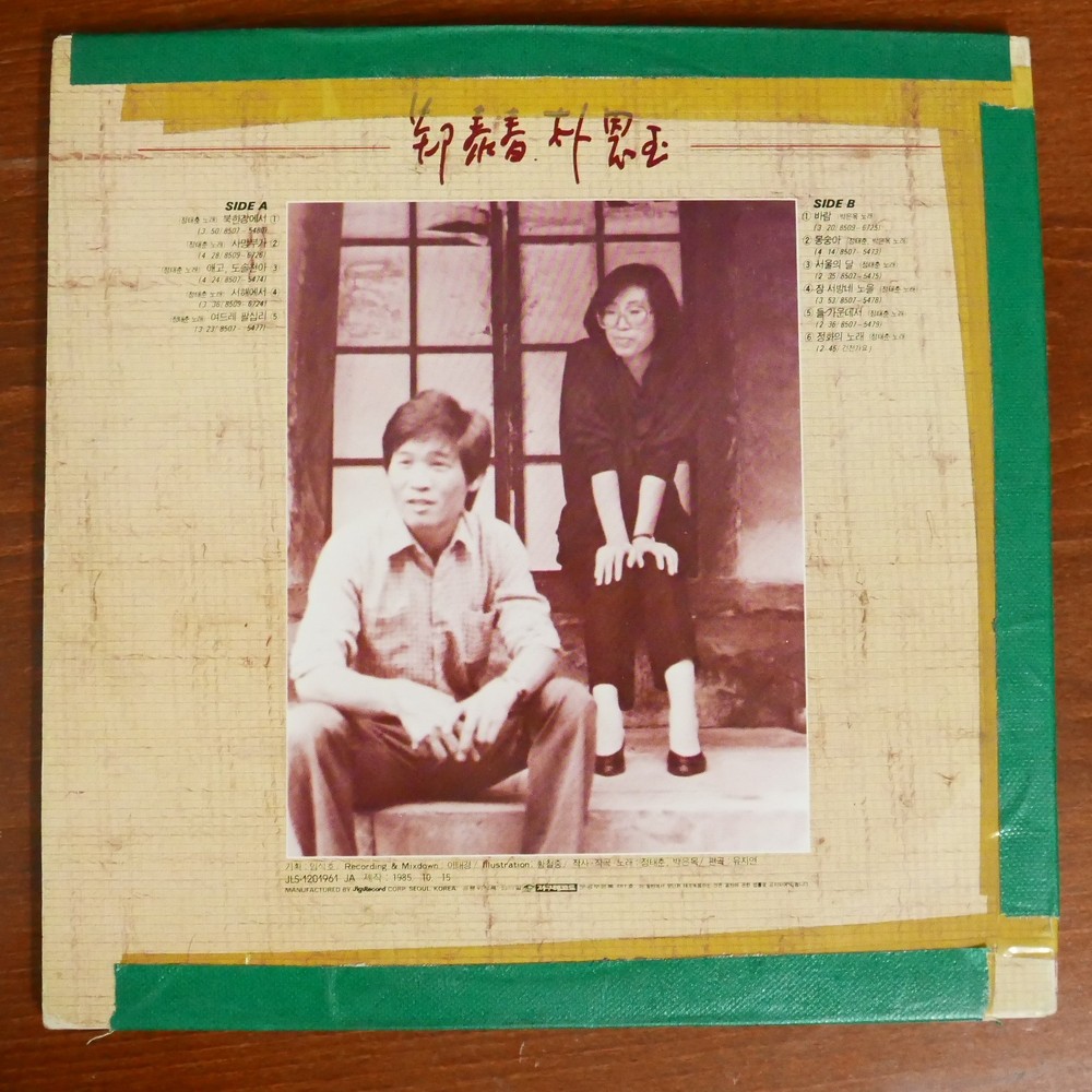 CHUNG TAE CHUN/PARK EUN OK 정태춘/박은옥 Korean LP Record, 3LPs, EX Vinyl Condition