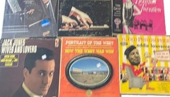 100 Random Vinyl LPs – Folk Pop, Country – Mystery Lot – Free Shipping Gift djs