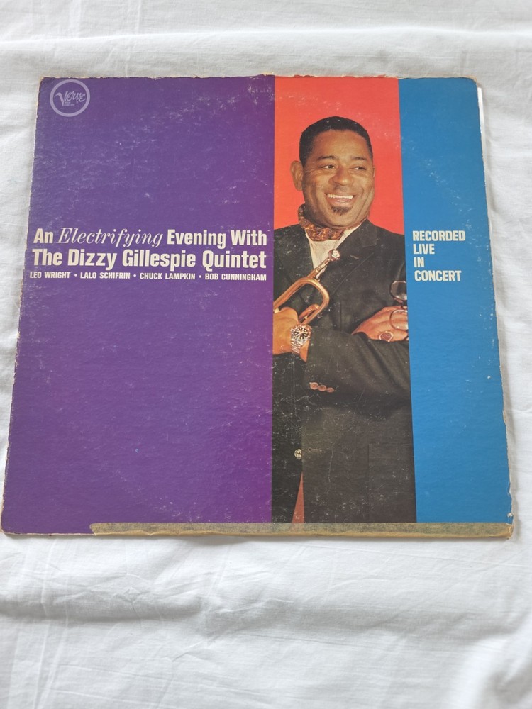 DIZZY GILLESPIE QUINTET An Electrifying Evening With… VERVE LP mono