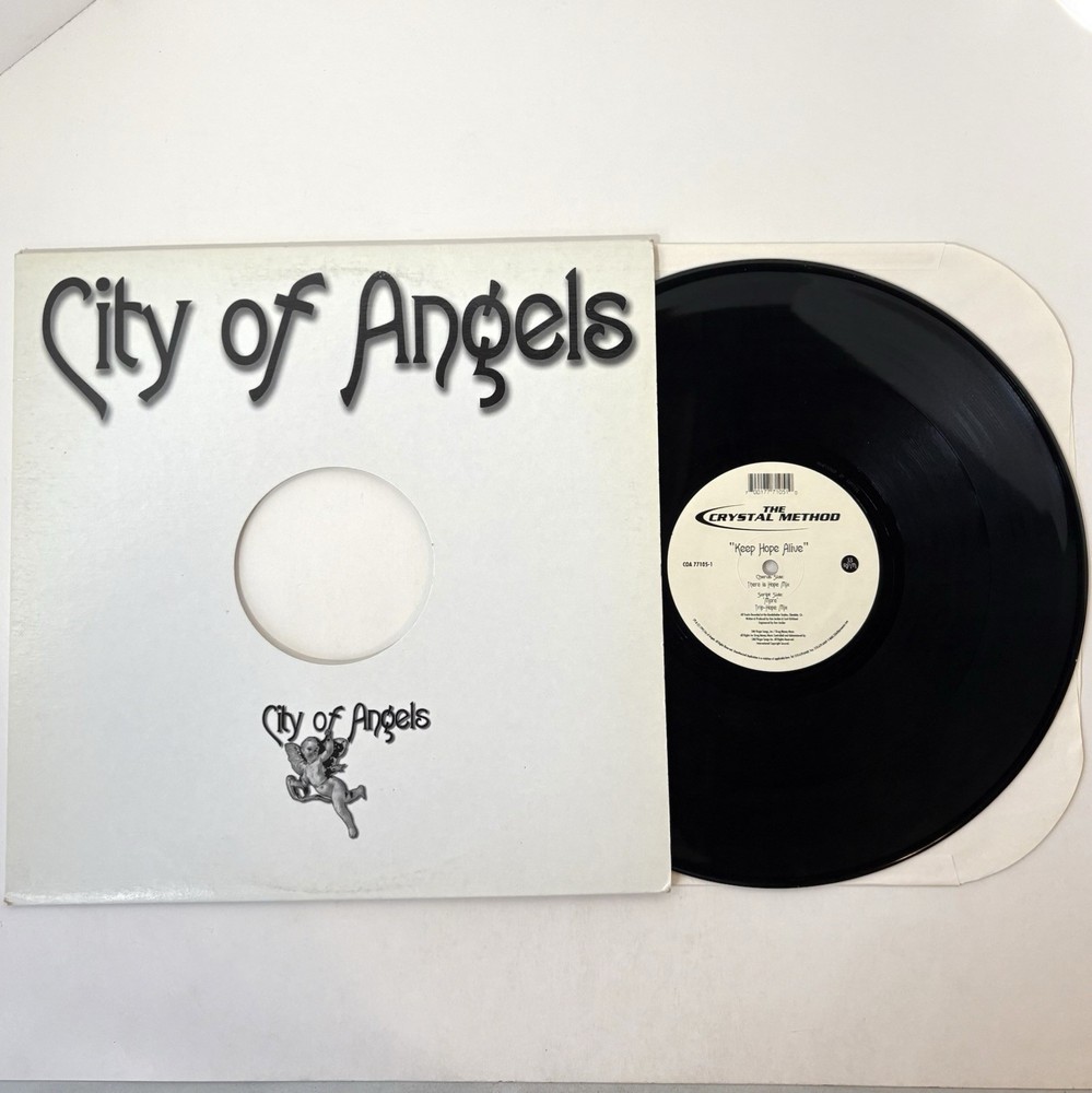 Crystal Method Now Is The Time 12″ City of Angels US 1994 Vinyl Record 33rpm