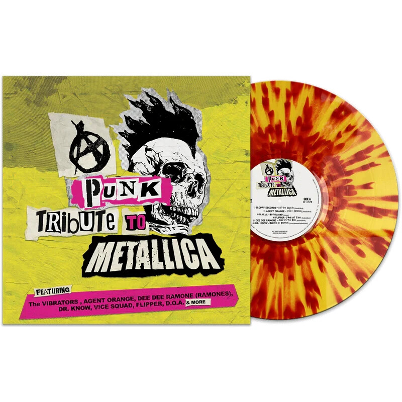 A Punk Tribute To Metallica- Various Artist Limited Edition Splatter Brand New