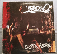 KRS-One – Outta Here 12″ RARE 1993 1st Press 90s Hip Hop Instrumental DJ Premier