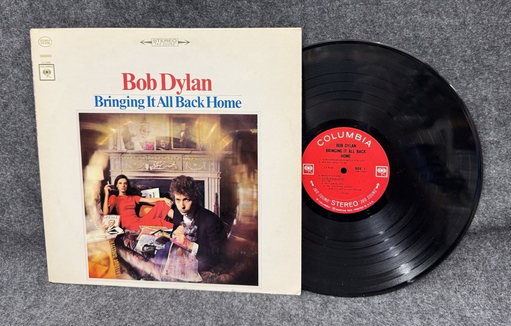 Bob Dylan Bringing It All Back Home NM Vinyl LP 1965 CS 9128 2 Eye Label 1C READ