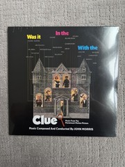 John Morris Clue the Movie Soundtrack ETR132 Black White Orange Swirl /500