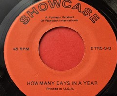 RARE Mr Pickwick Showcase Records Label 45 rpm 1960s Learning Try Childrens ETR5