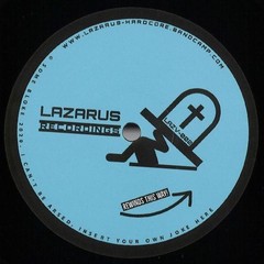 DJ Deluxe Alive By Default EP 12″ vinyl UK Lazarus Hardcore 2022 in die cut