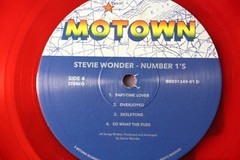 Stevie Wonder – Number 1’s (One’s), 2020 2x LP, Red translucent colored vinyl