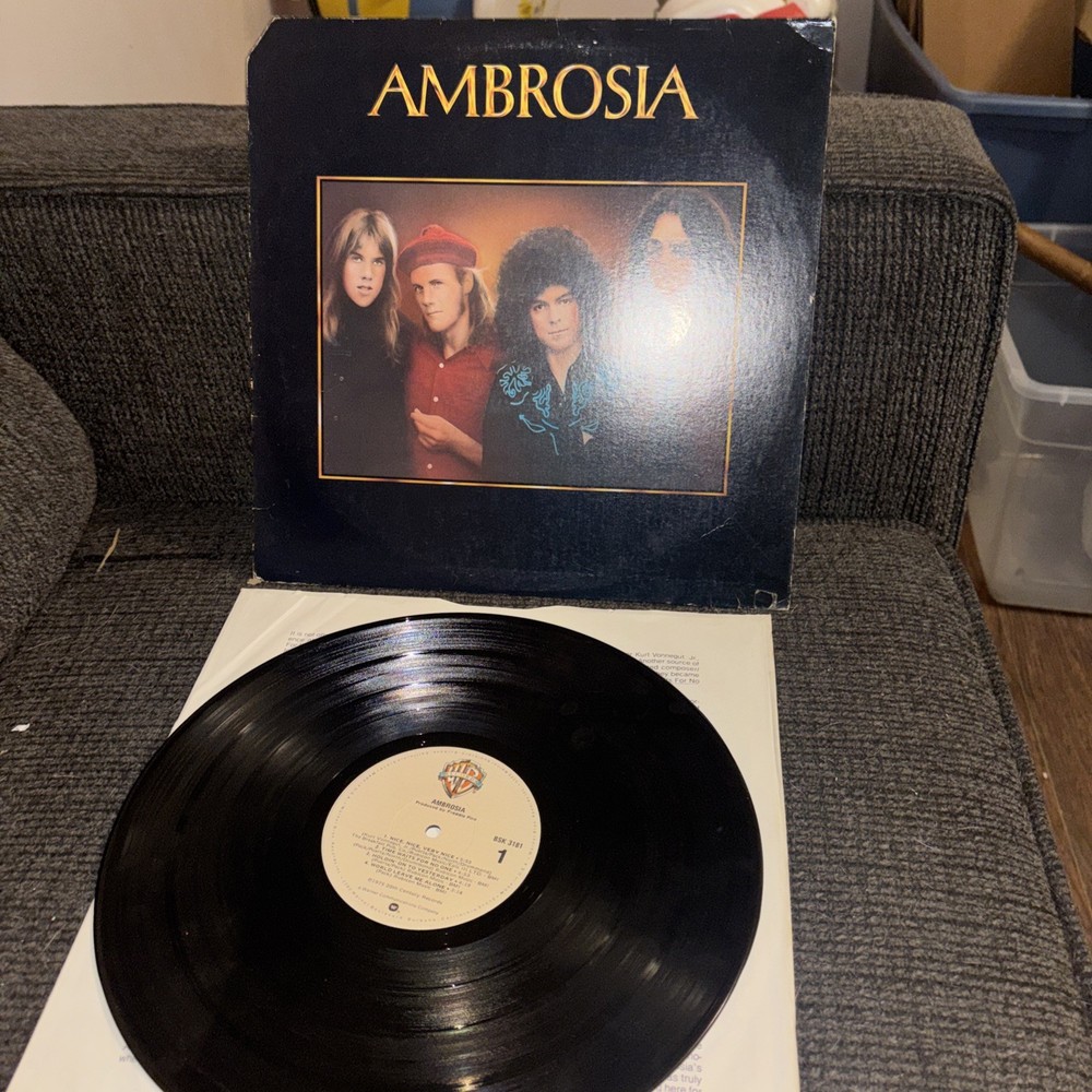 AMBROSIA Self-Titled BSK-3181 LP Vinyl Sleeve Lyrics 1978 Warner Bros. #owen