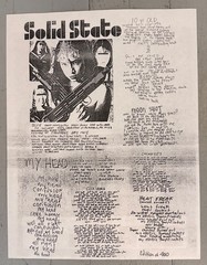 Blue „Solid State“ Lp 1996 w/ insert Ltd 400 DIY cover grunge noise punk Philly
